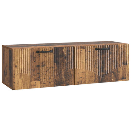 vidaXL Wall-Mounted TV Cabinet Old Wood 98 x 31 x 30 cm 2