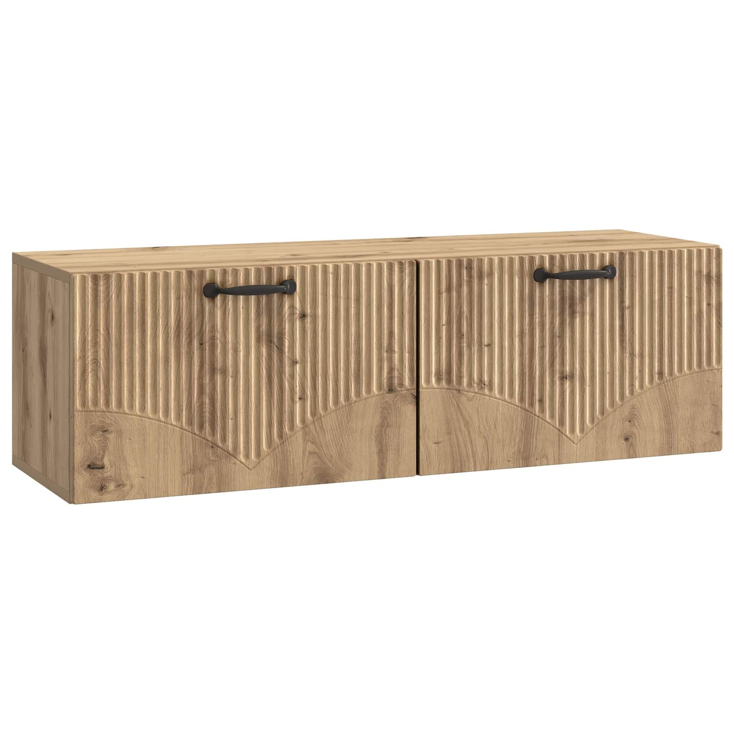 vidaXL Wall-Mounted TV Cabinet 98 x 31 x 30 cm Artisan Oak 2