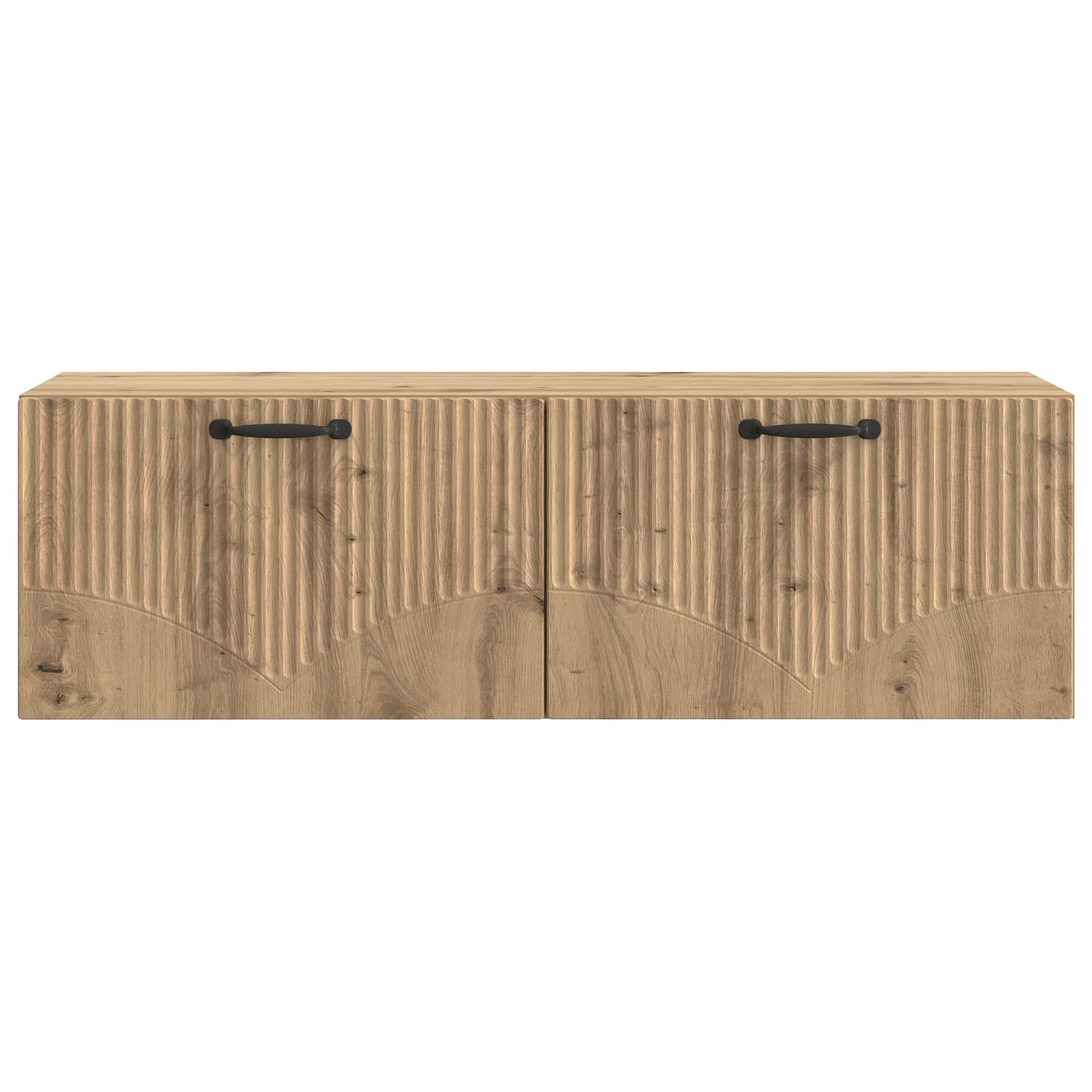 vidaXL Wall-Mounted TV Cabinet 98 x 31 x 30 cm Artisan Oak 6