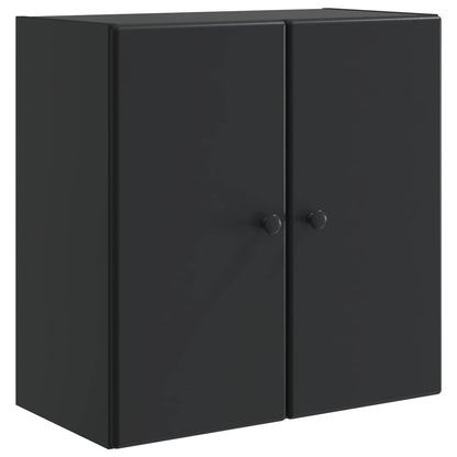 vidaXL Wall-Mounted Cabinet 59 x 31 x 60 cm Engineered Wood Black 2
