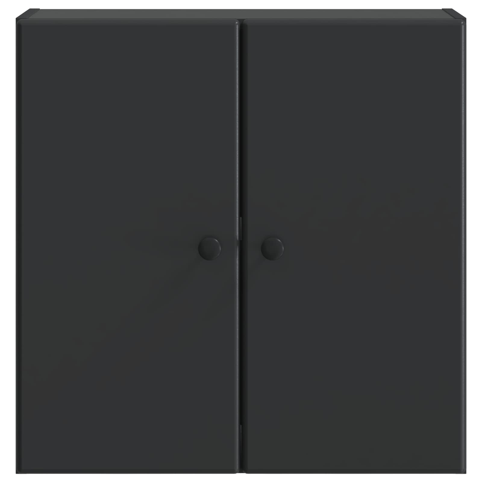 vidaXL Wall-Mounted Cabinet 59 x 31 x 60 cm Engineered Wood Black 4