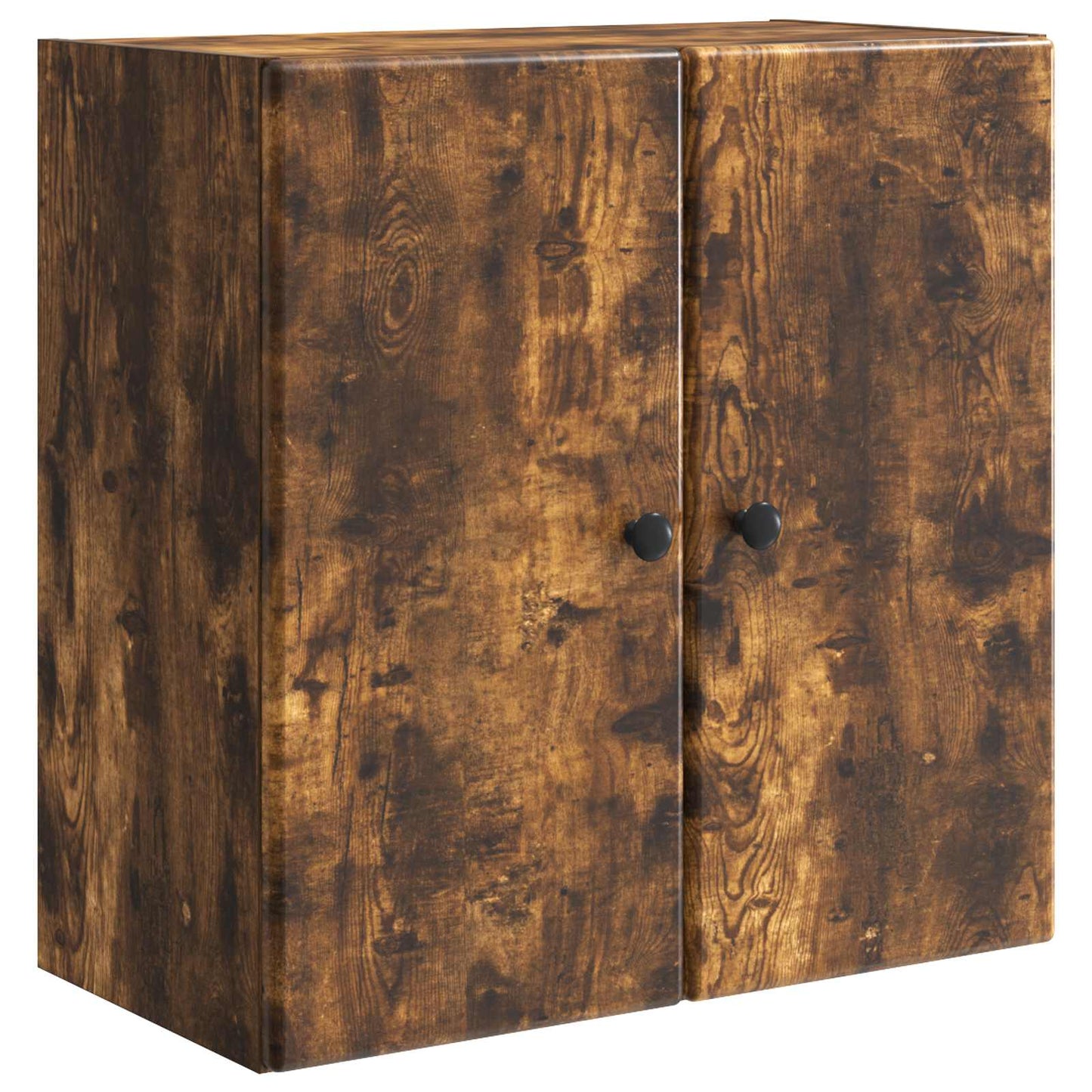 vidaXL Wall-Mounted Cabinet 59 x 31 x 60 cm Engineered Wood Smoked Oak 2