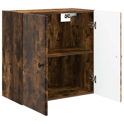 vidaXL Wall-Mounted Cabinet 59 x 31 x 60 cm Engineered Wood Smoked Oak 3