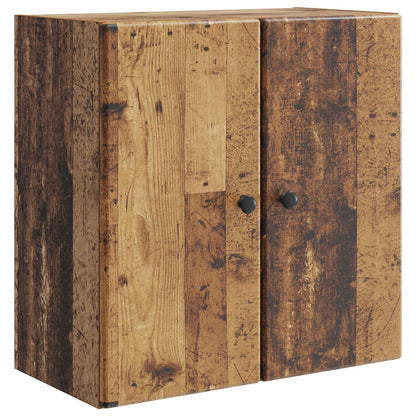 vidaXL Wall-Mounted Cabinet 59 x 31 x 60 cm Engineered Wood Old Wood 2