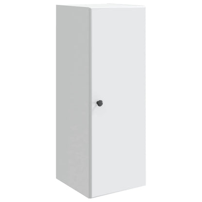 vidaXL Wall-Mounted Cabinet White 33 x 34.5 x 90 cm Engineered Wood 2