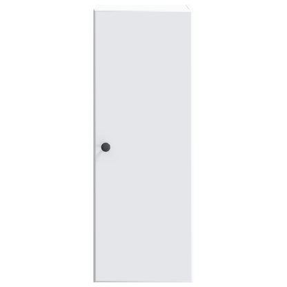 vidaXL Wall-Mounted Cabinet White 33 x 34.5 x 90 cm Engineered Wood 4