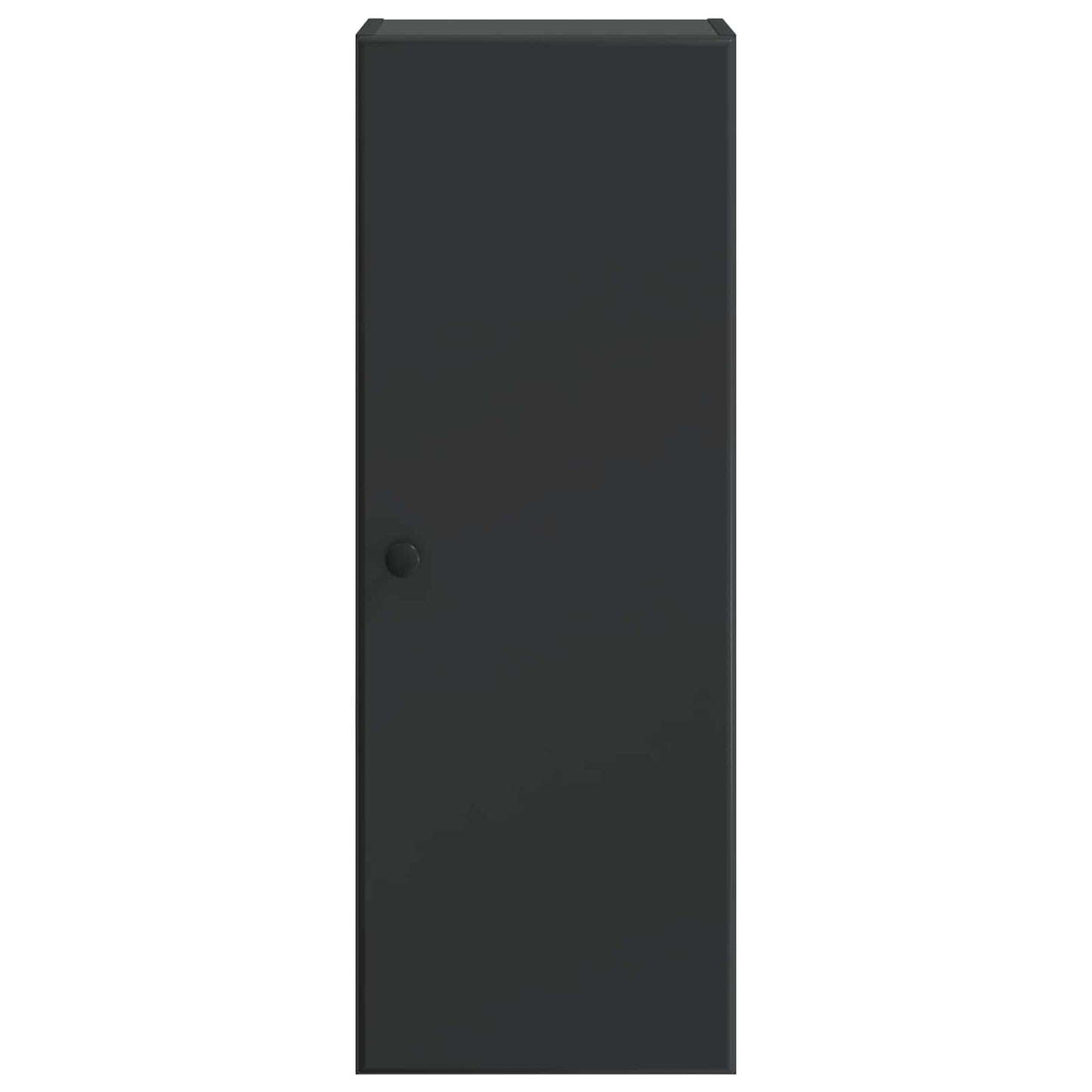vidaXL Wall-Mounted Cabinet 33 x 34.5 x 90 cm Engineered Wood Black 4