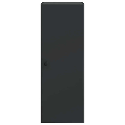 vidaXL Wall-Mounted Cabinet 33 x 34.5 x 90 cm Engineered Wood Black 4
