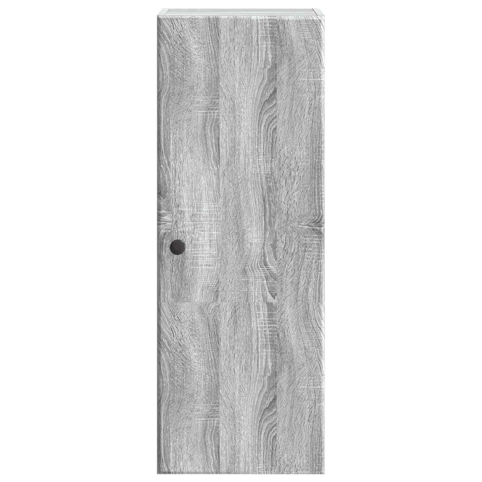 vidaXL Wall-Mounted Cabinet 33 x 34.5 x 90 cm Engineered Wood 4