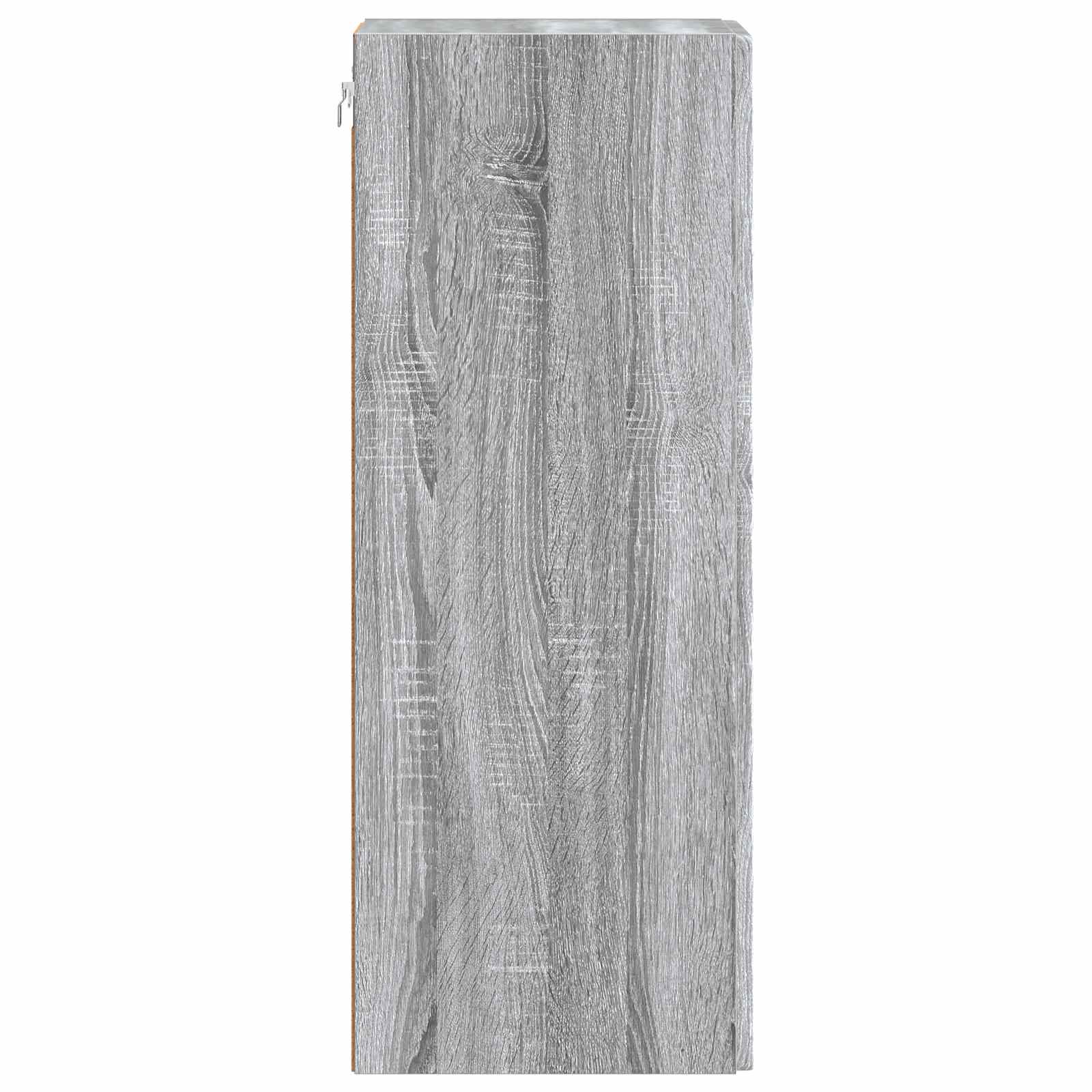 vidaXL Wall-Mounted Cabinet 33 x 34.5 x 90 cm Engineered Wood 5