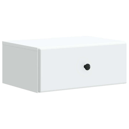 vidaXL Wall-Mounted Bedside Cabinet 2 pcs White 49 x 34.5 x 20 cm 6