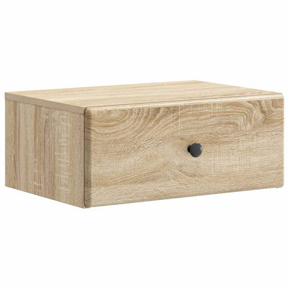 vidaXL Wall-Mounted Bedside Cabinet 2 pcs Sonoma Oak 49 x 34.5 x 20 cm 5