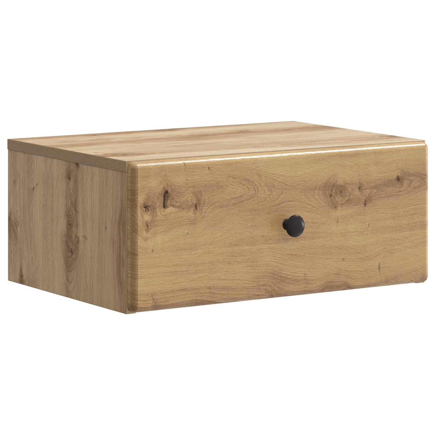 vidaXL Wall-Mounted Bedside Cabinet 2 pcs Artisan Oak 5