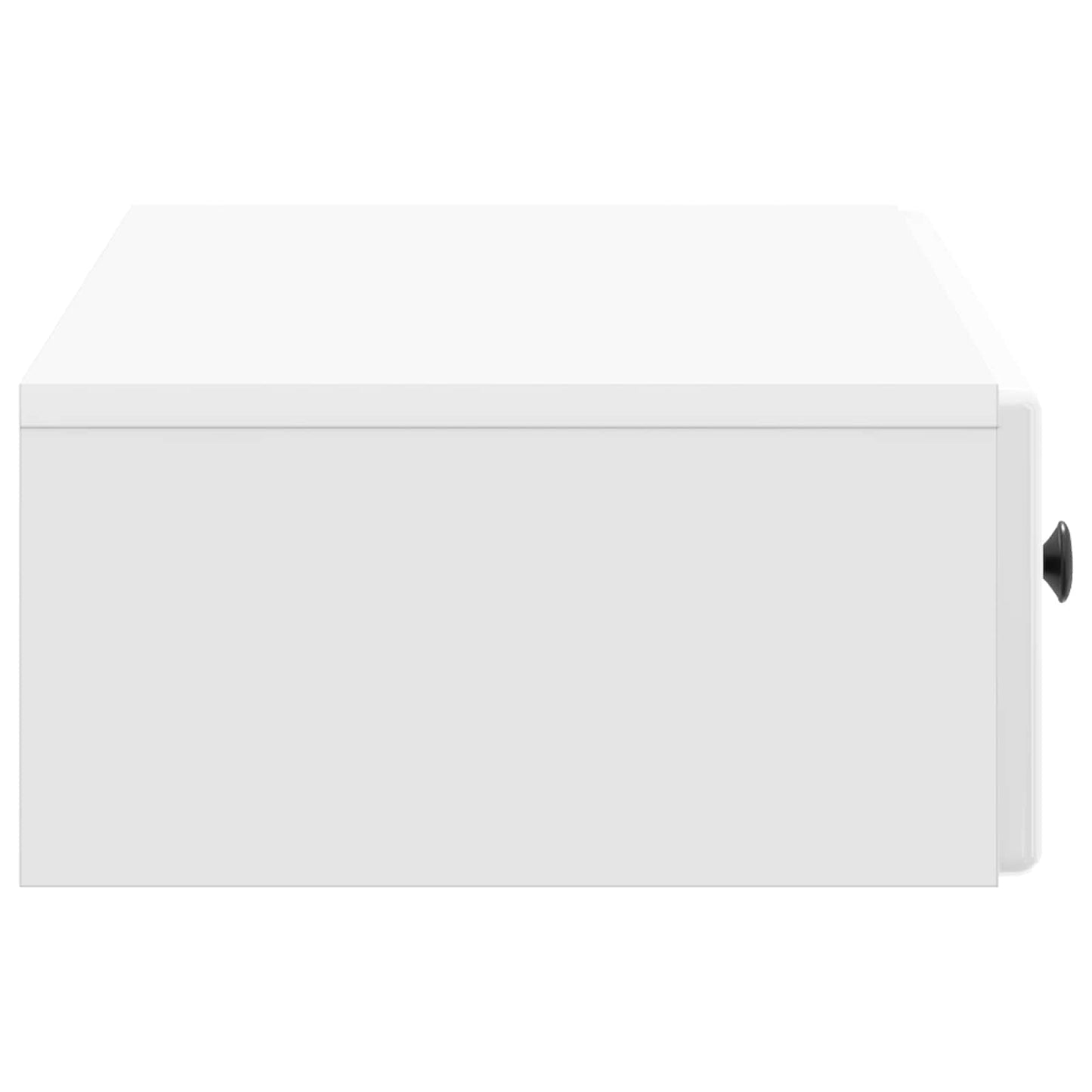 vidaXL Wall-Mounted Side Table High Gloss White 87.5 x 34.5 x 17 cm 6