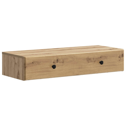 vidaXL Wall-Mounted Side Table 87.5 x 34.5 x 17 cm Engineered Wood 2
