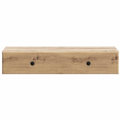 vidaXL Wall-Mounted Side Table 87.5 x 34.5 x 17 cm Engineered Wood 5