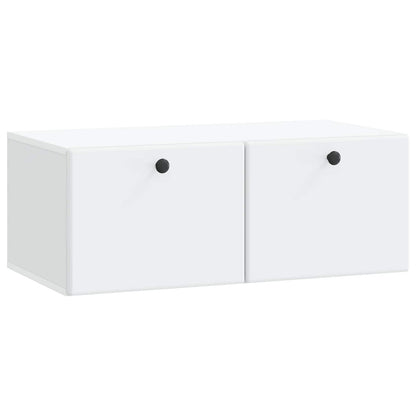 vidaXL Wall-Mounted TV Cabinet 78.5 x 41 x 30 cm White Engineered Wood 2