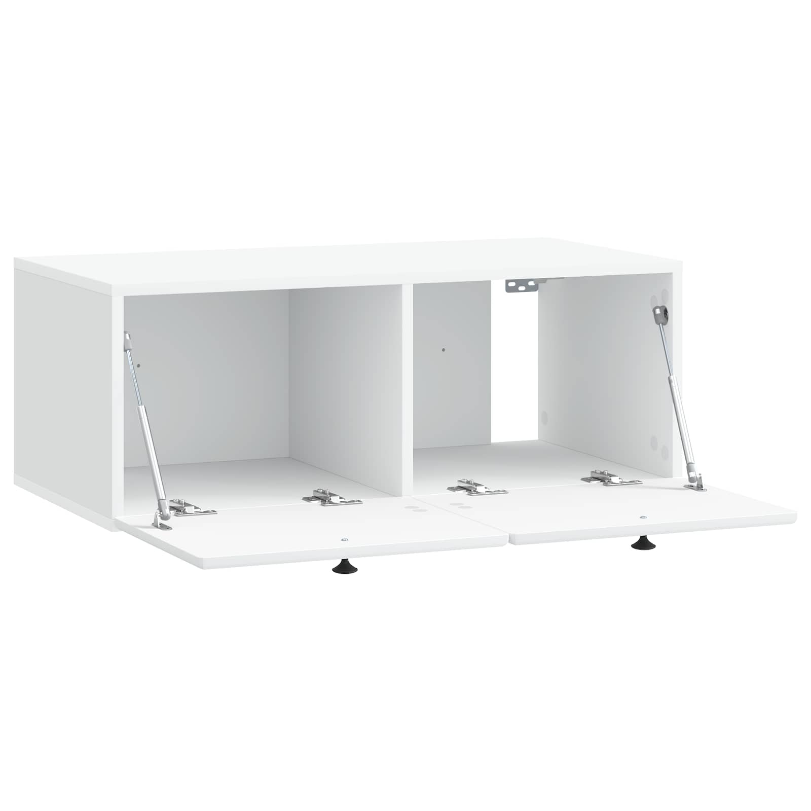 vidaXL Wall-Mounted TV Cabinet 78.5 x 41 x 30 cm White Engineered Wood 5