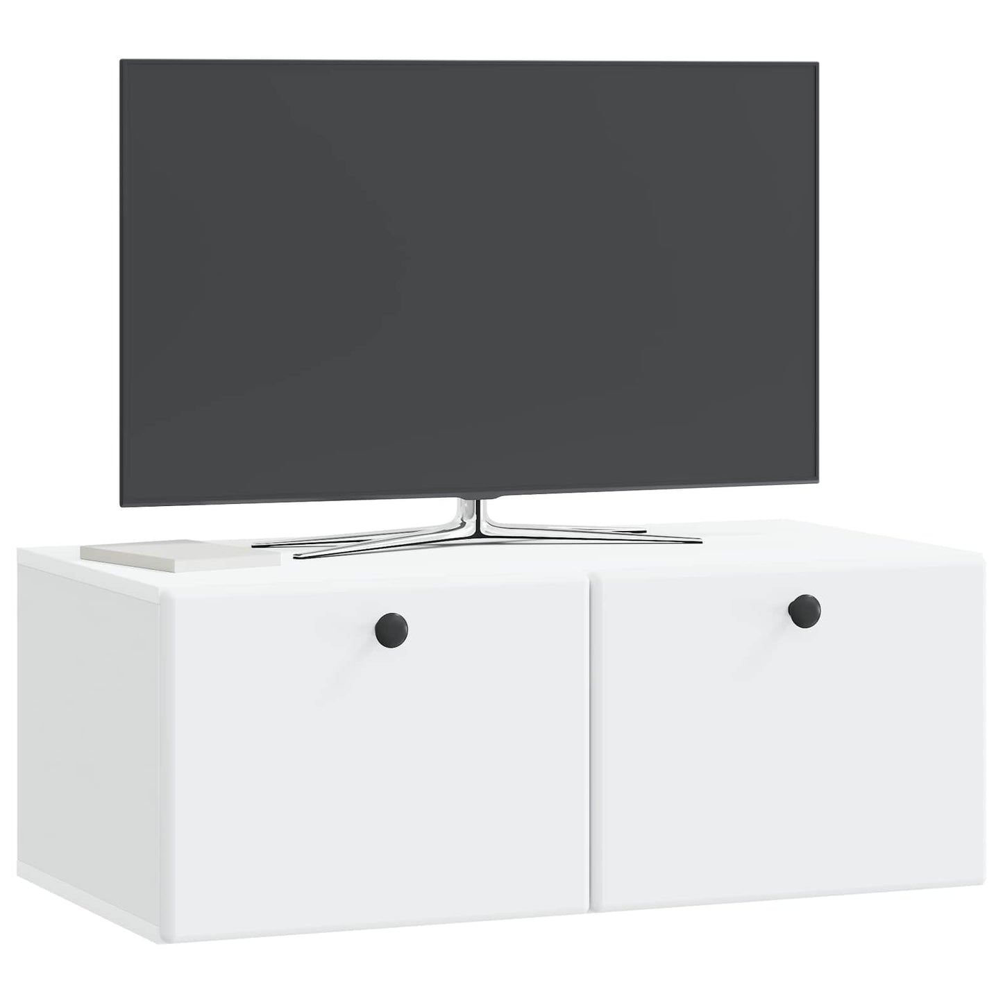 vidaXL Wall-Mounted TV Cabinet 78.5 x 41 x 30 cm White Engineered Wood 3