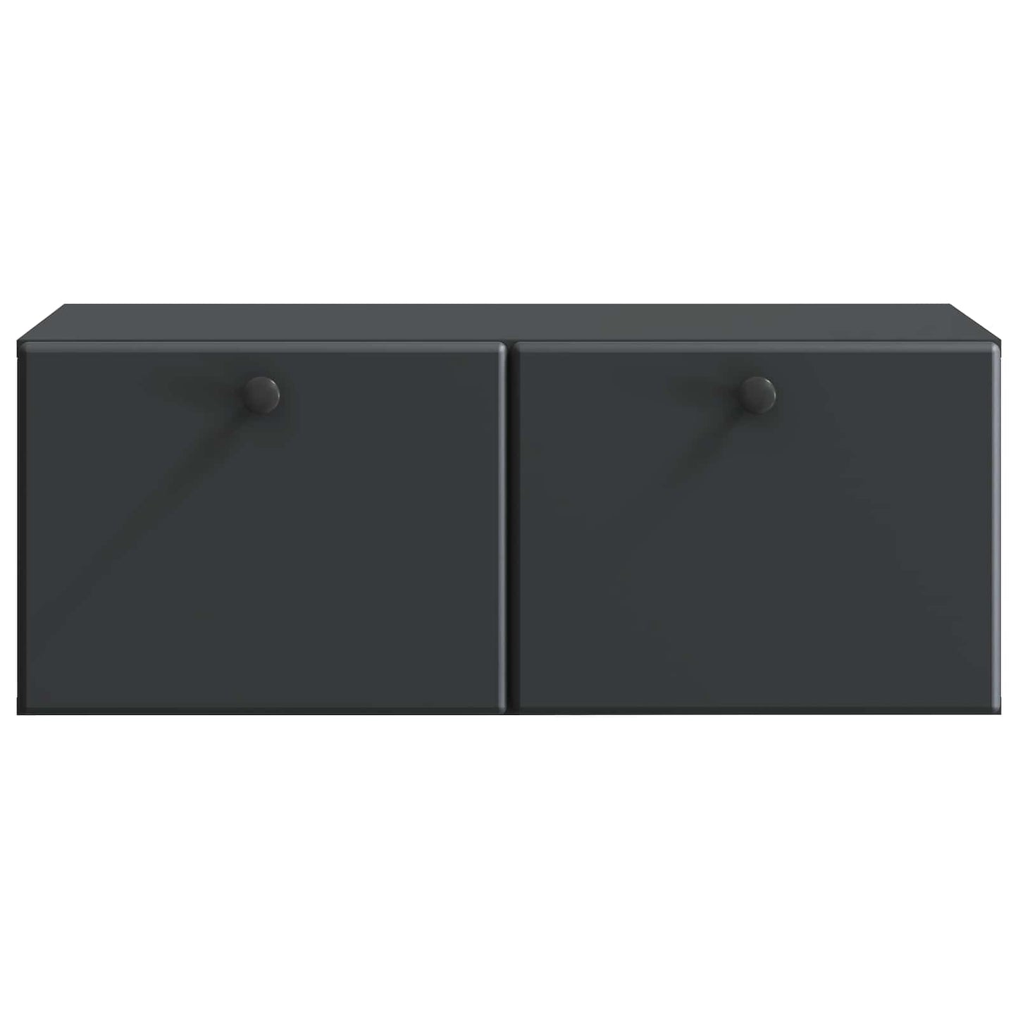 vidaXL Wall-Mounted TV Cabinet 78.5 x 41 x 30 cm Black Engineered Wood 6