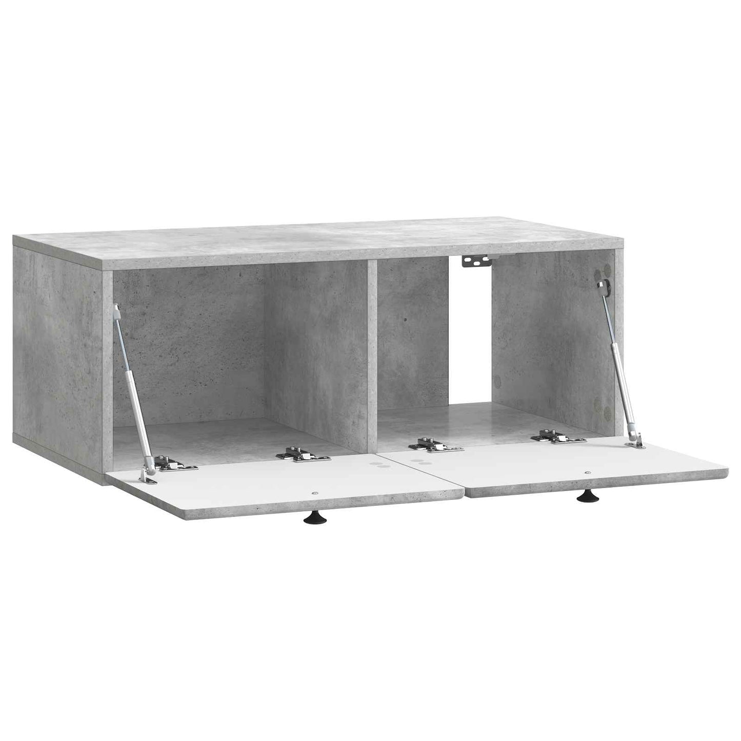 vidaXL Wall-Mounted TV Cabinet 78.5 x 41 x 30 cm Concrete Grey 5