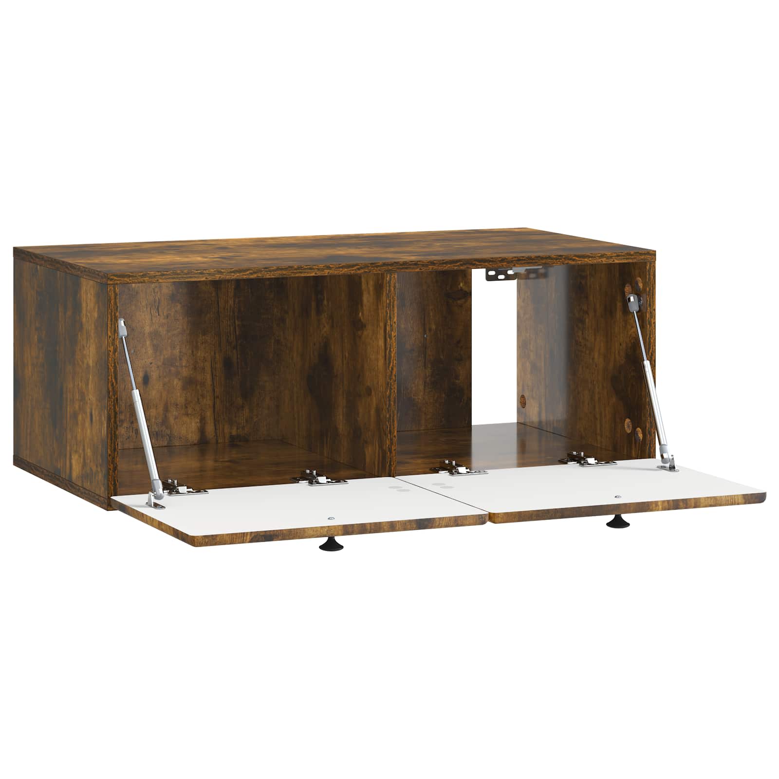 vidaXL Wall-Mounted TV Cabinet 78.5 x 41 x 30 cm Smoked Oak 5