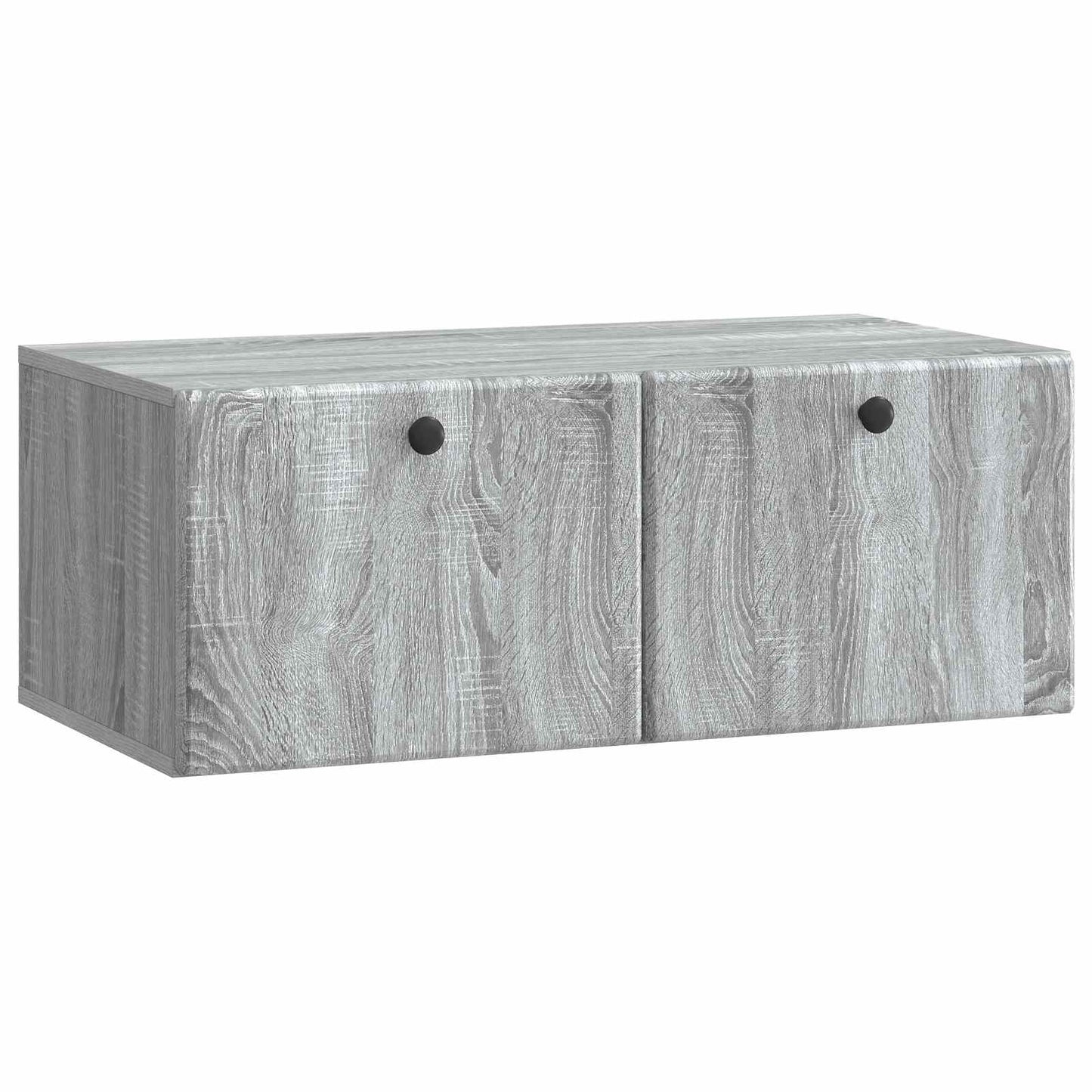 vidaXL Wall-Mounted TV Cabinet 78.5 x 41 x 30 cm Grey Sonoma 2
