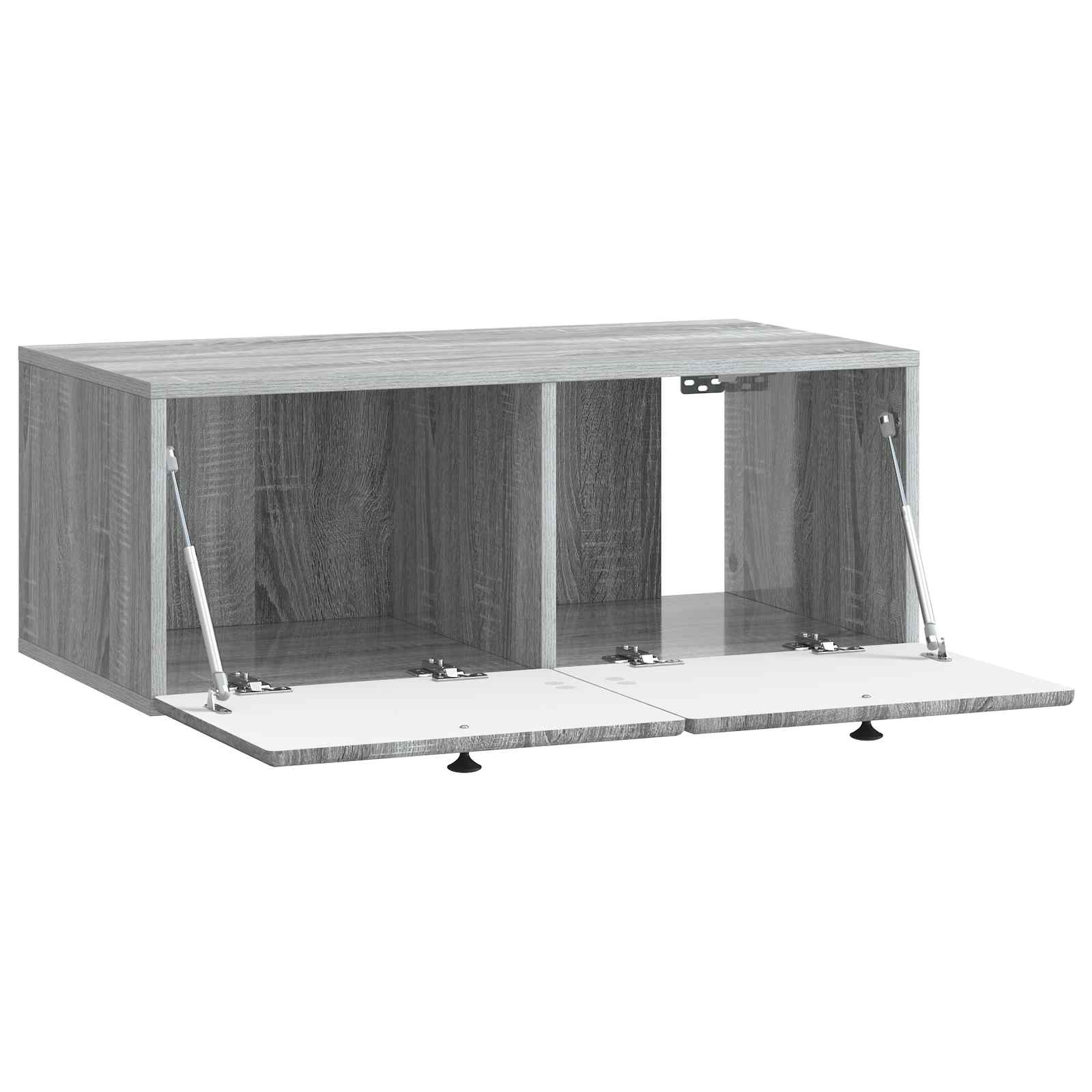 vidaXL Wall-Mounted TV Cabinet 78.5 x 41 x 30 cm Grey Sonoma 5