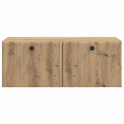 vidaXL Wall-Mounted TV Cabinet 78.5 x 41 x 30 cm Artisan Oak 6