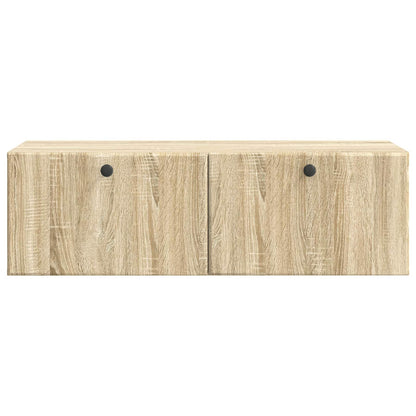 vidaXL Wall-Mounted TV Cabinet 98 x 41 x 30 cm Sonoma Oak 6