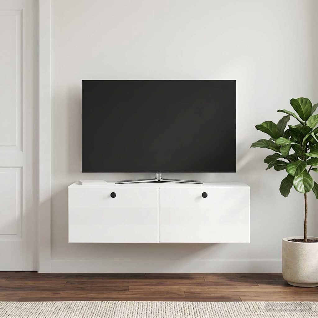 vidaXL Wall-Mounted TV Cabinet 98 x 41 x 30 cm Drop 41 cm Width 98 cm
