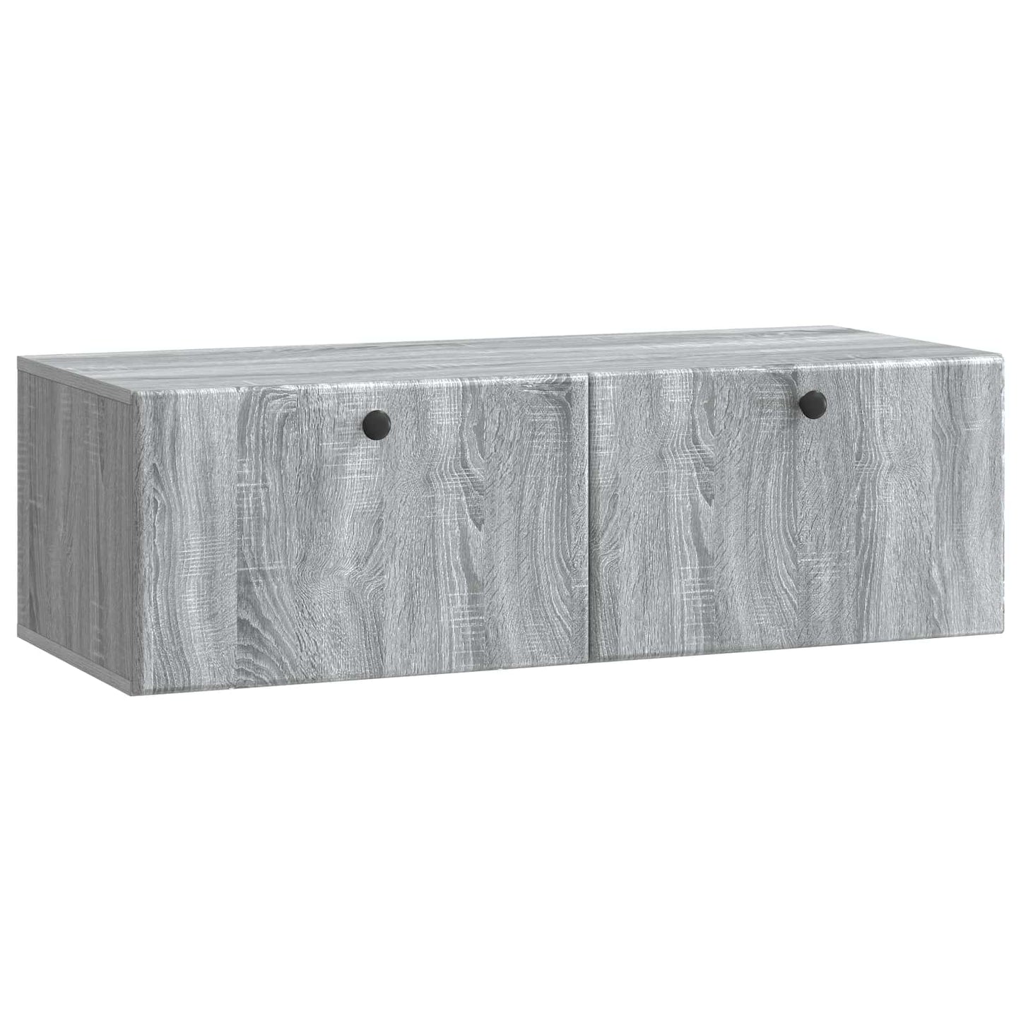 vidaXL Wall-Mounted TV Cabinet 98 x 41 x 30 cm Grey Sonoma 2