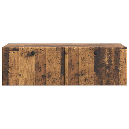 vidaXL Wall-Mounted TV Cabinet 98 x 41 x 30 cm Old Wood 6