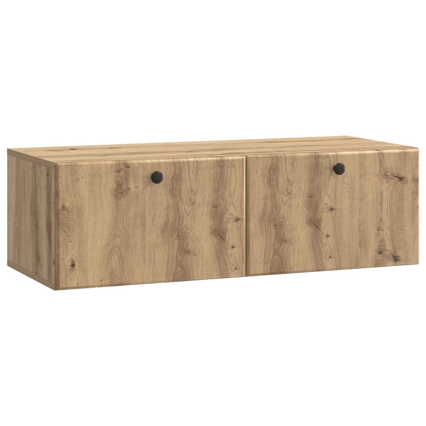 vidaXL Wall-Mounted TV Cabinet 98 x 41 x 30 cm Artisan Oak 2