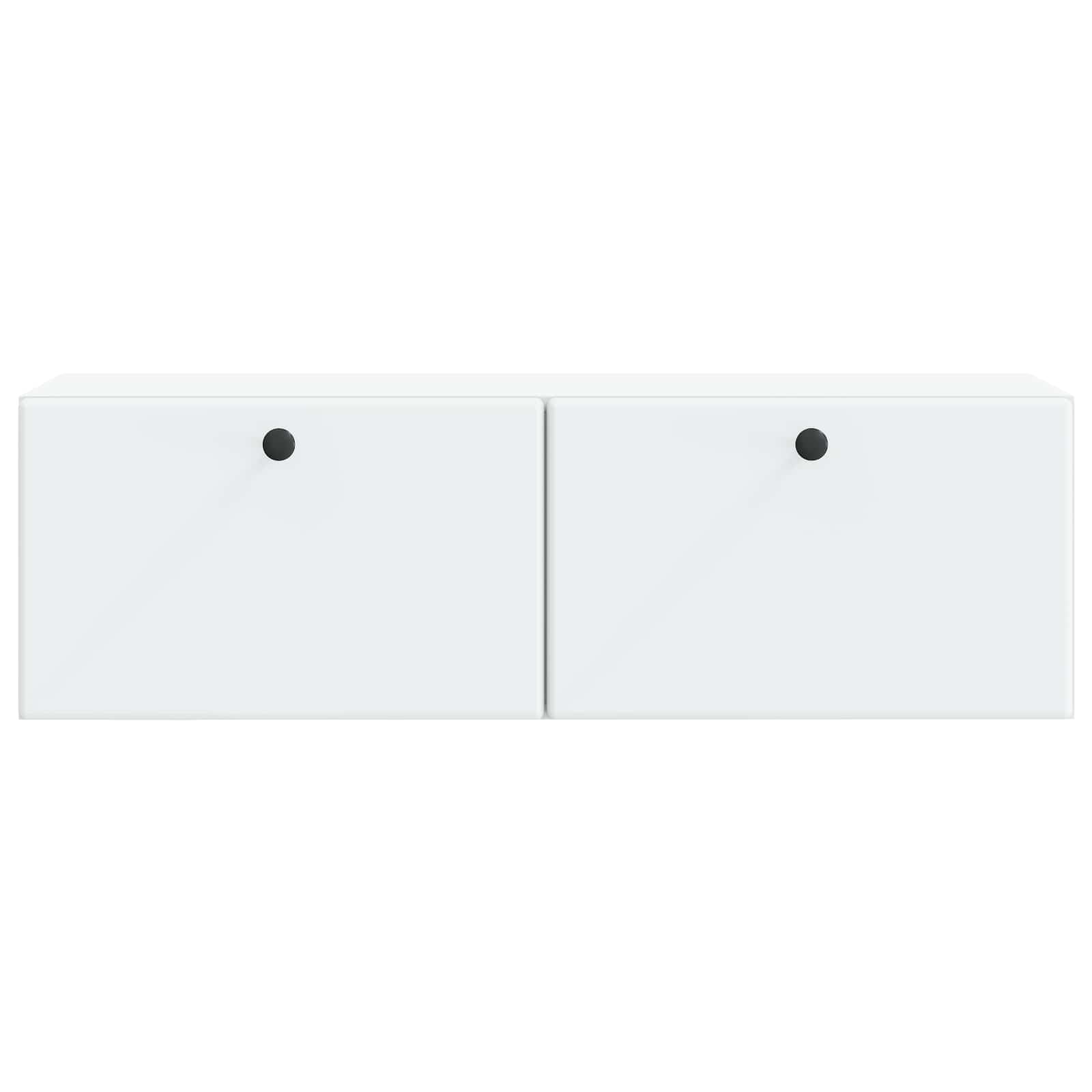 vidaXL Wall-Mounted TV Cabinet 98 x 31 x 30 cm White Engineered Wood 6
