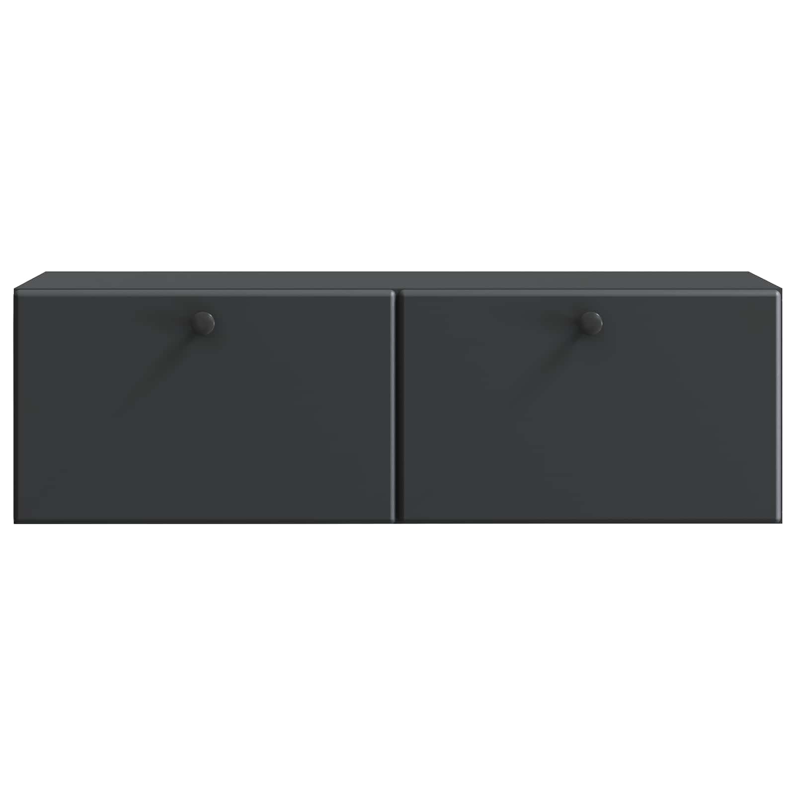 vidaXL Wall-Mounted TV Cabinet 98 x 31 x 30 cm Black Engineered Wood 6