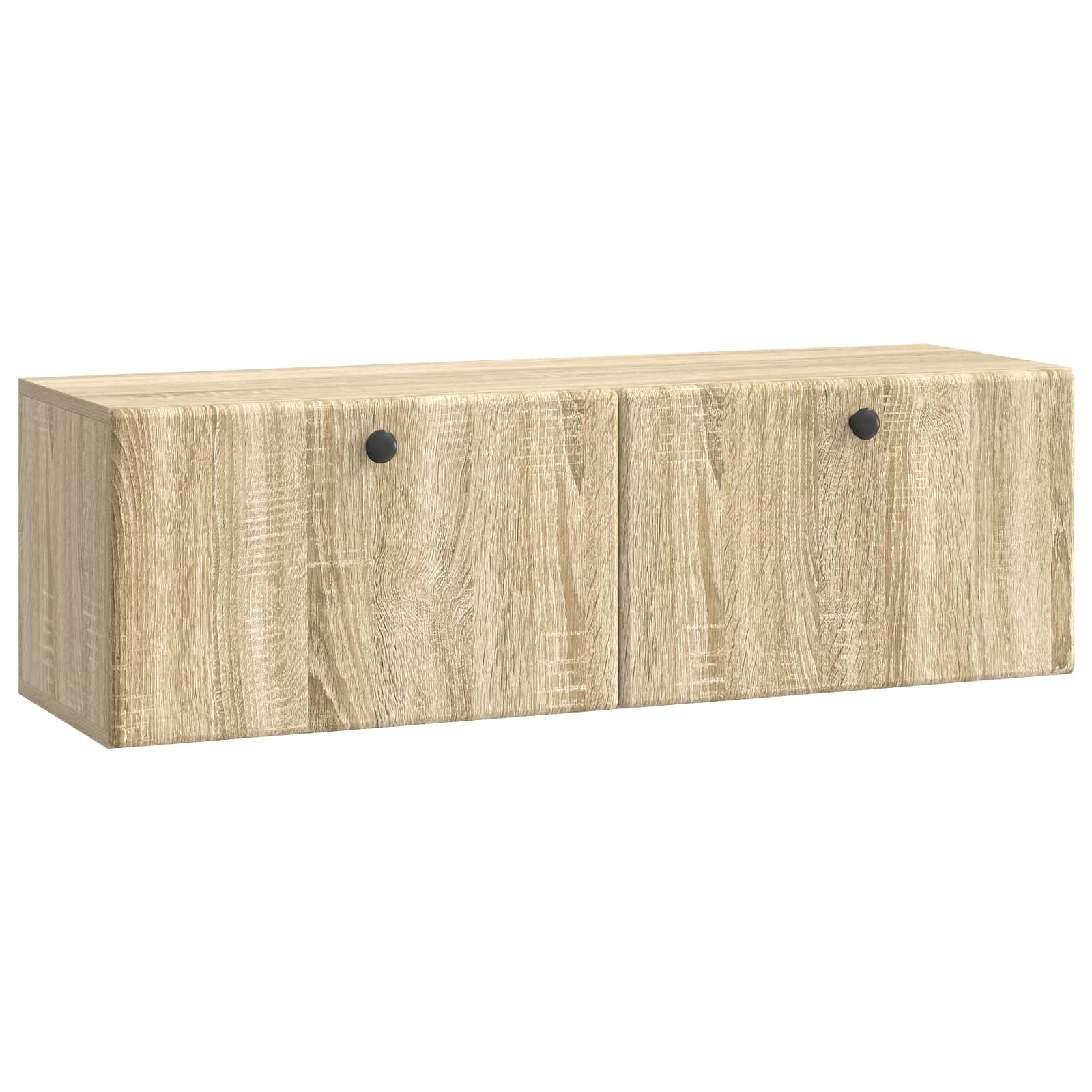 vidaXL Wall-Mounted TV Cabinet 98 x 31 x 30 cm Sonoma Oak 2