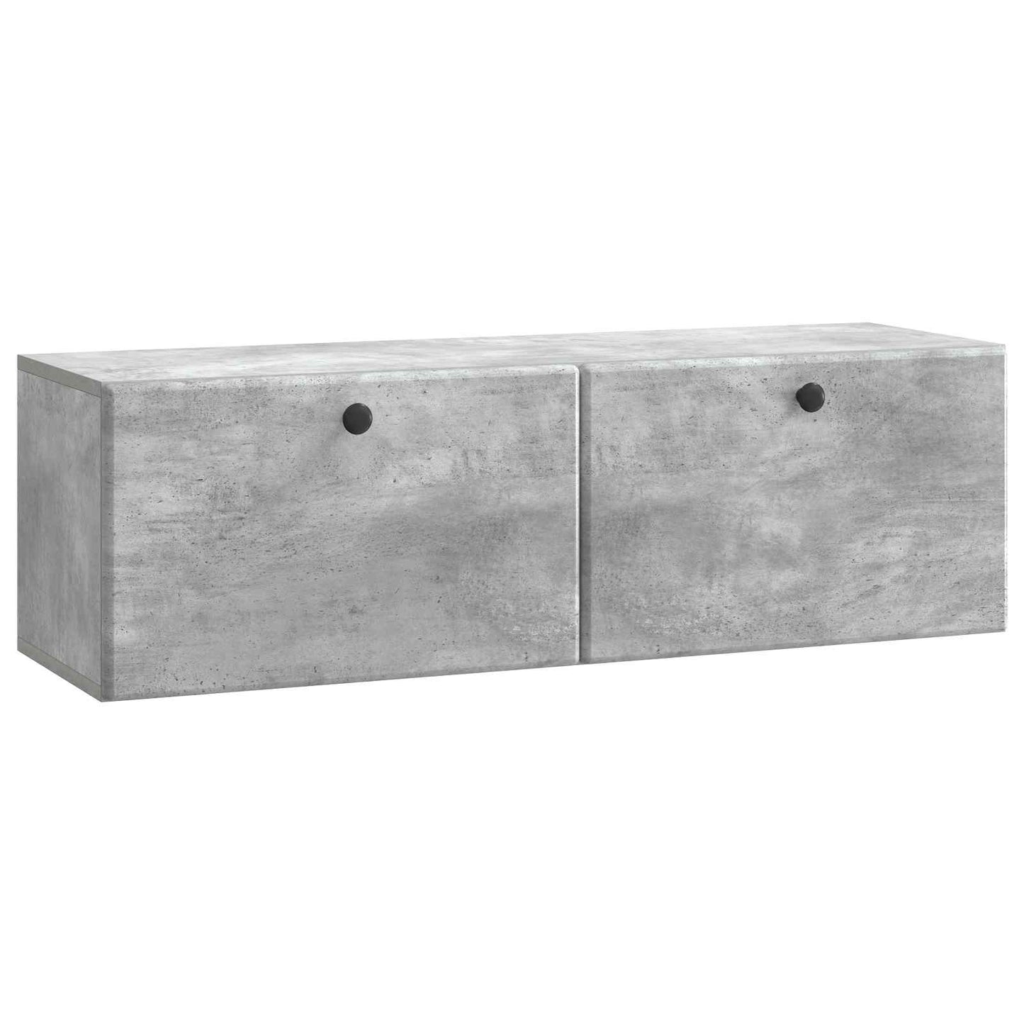 vidaXL Wall-Mounted TV Cabinet 98 x 31 x 30 cm Concrete Grey 2