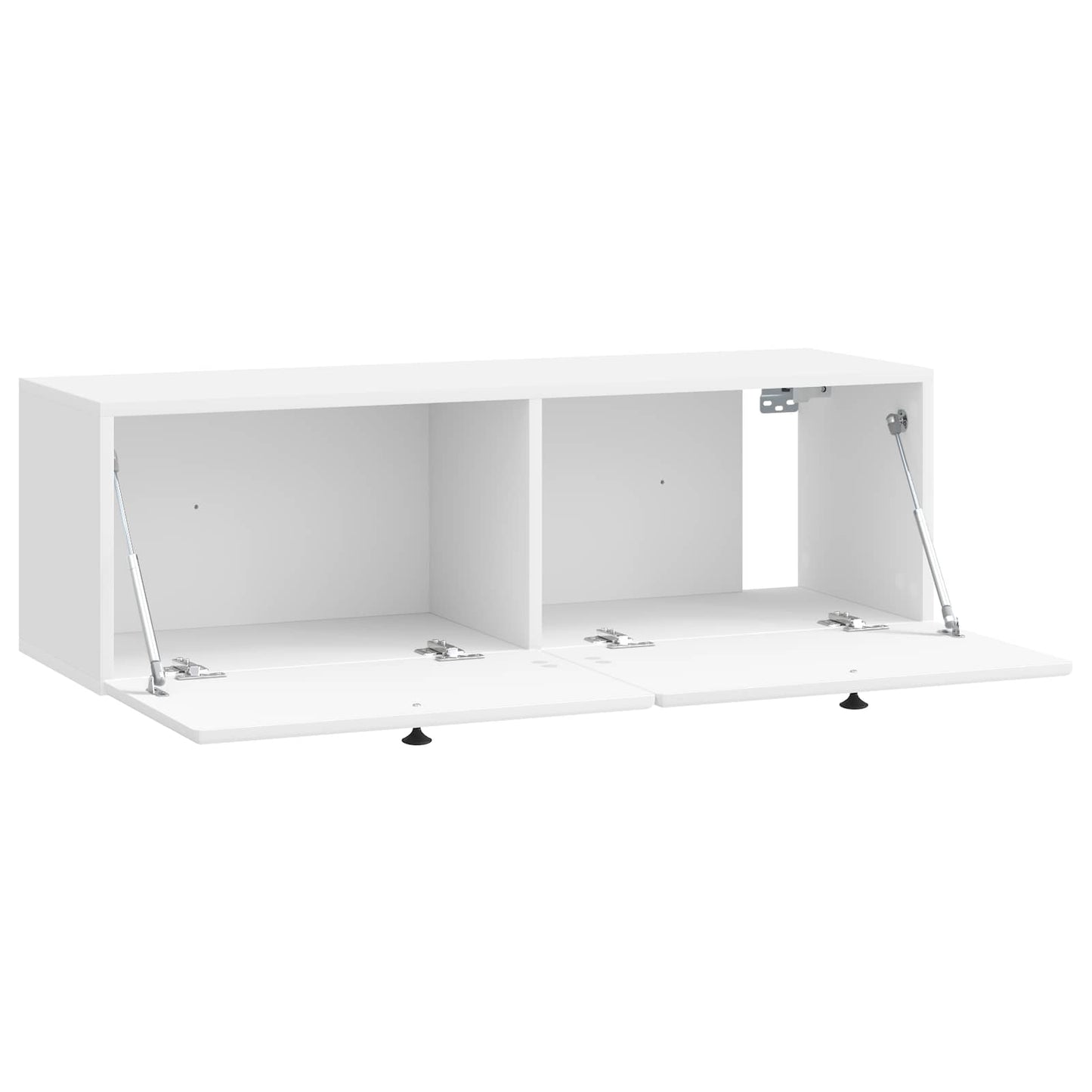 vidaXL Wall-Mounted TV Cabinet 98 x 31 x 30 cm High Gloss White 5