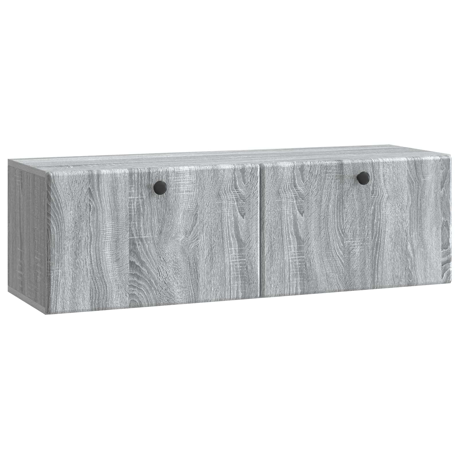 vidaXL Wall-Mounted TV Cabinet 98 x 31 x 30 cm Grey Sonoma 2
