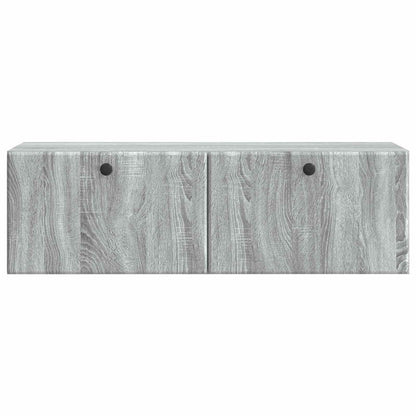 vidaXL Wall-Mounted TV Cabinet 98 x 31 x 30 cm Grey Sonoma 6