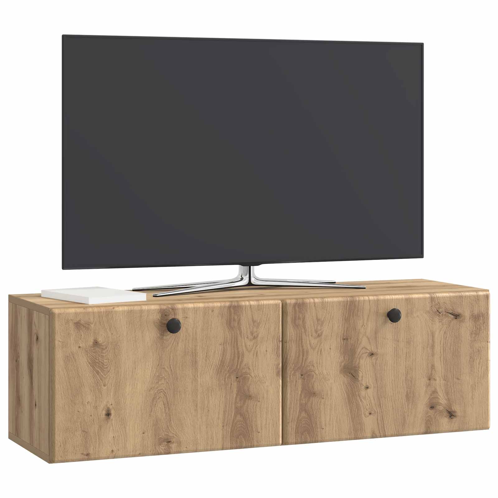 vidaXL Wall-Mounted TV Cabinet 98 x 31 x 30 cm Artisan Oak 3