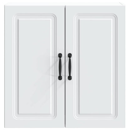 vidaXL Wall-Mounted Cabinet 59 x 31 x 60 cm Engineered Wood White 4