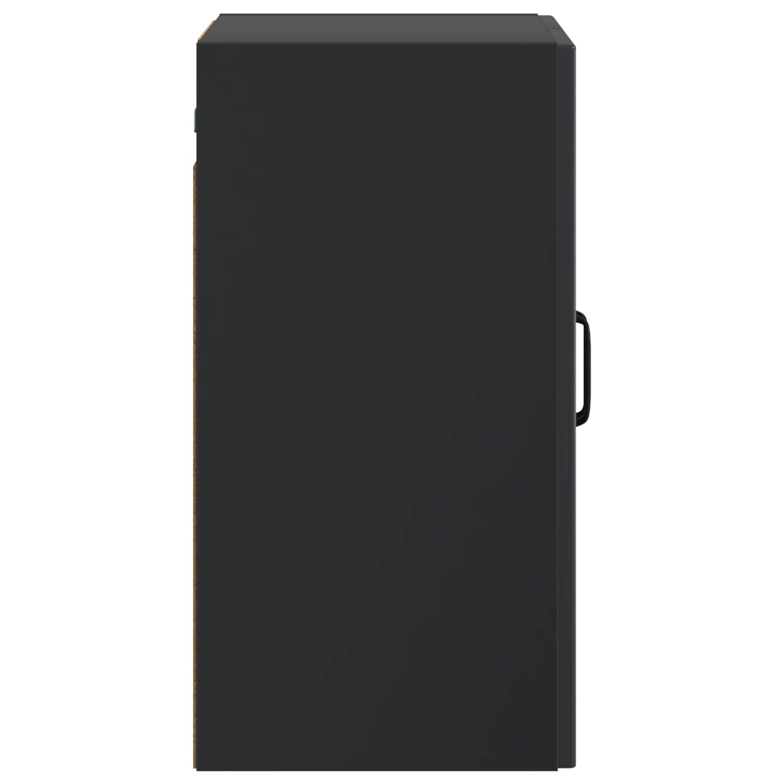 vidaXL Wall-Mounted Cabinet 59 x 31 x 60 cm Engineered Wood Black 5