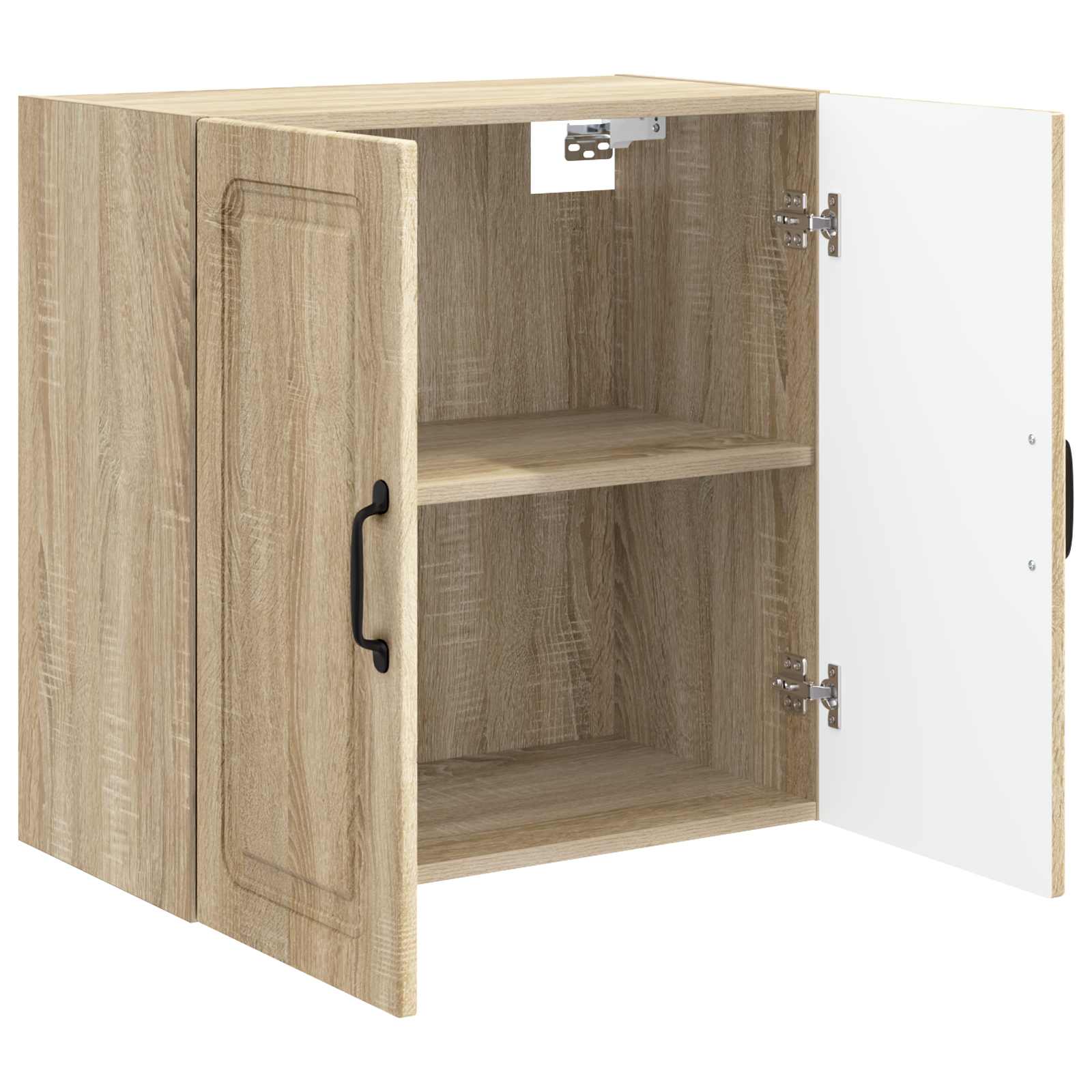 vidaXL Wall-Mounted Cabinet 59 x 31 x 60 cm Engineered Wood Sonoma Oak 3