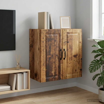vidaXL Wall-Mounted Cabinet 59 x 31 x 60 cm Engineered Wood Old Wood 1