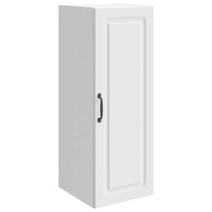 vidaXL Wall-Mounted Cabinet 33 x 34.5 x 90 cm Engineered Wood White 2