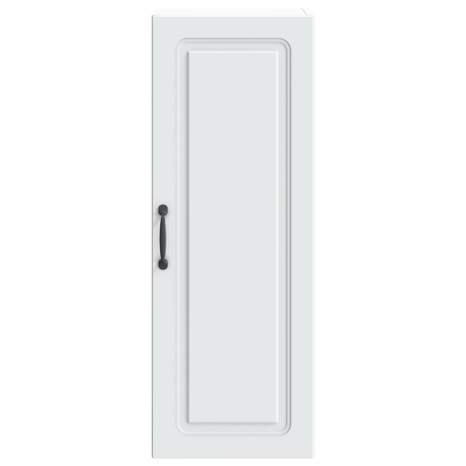 vidaXL Wall-Mounted Cabinet 33 x 34.5 x 90 cm Engineered Wood White 4