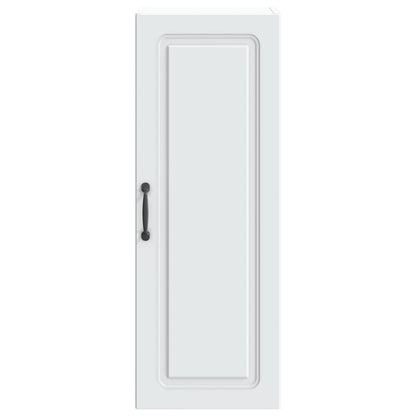 vidaXL Wall-Mounted Cabinet 33 x 34.5 x 90 cm Engineered Wood White 4