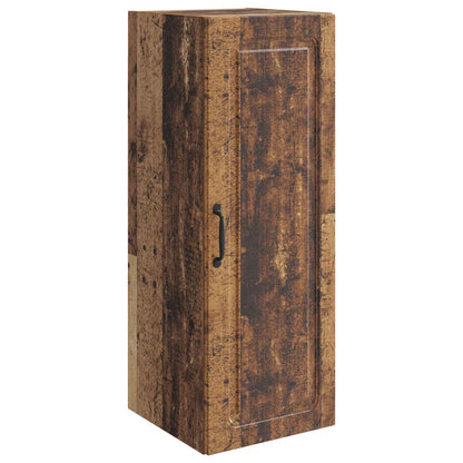 vidaXL Wall-Mounted Cabinet 33 x 34.5 x 90 cm Engineered Wood Old Wood 2
